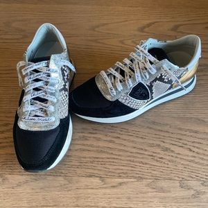 Philippe Model snakeskin sneakers